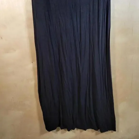 Lane Bryant Black Floral Mesh Lace Stretch Sleeveless Maxi Dress Women Sz 20 - Picture 8 of 9